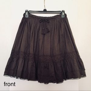 LOFT skirt (brown)